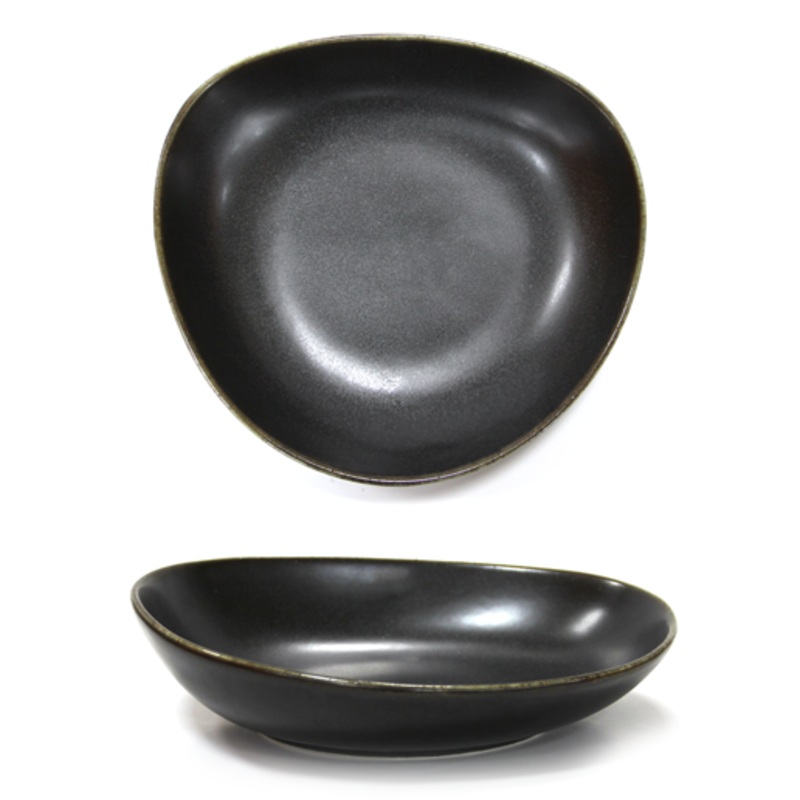 Antique black Deep plate 28cm