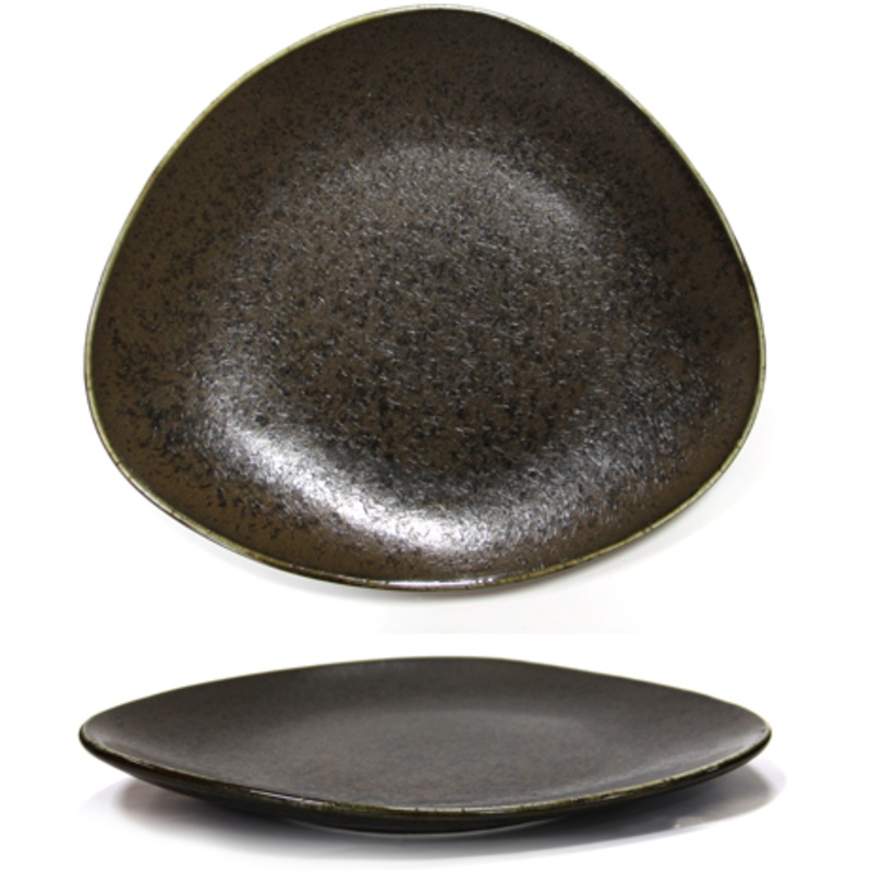 Antique black plate 21cm