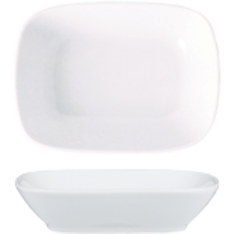 Delta Deep rectangular dish 17cm