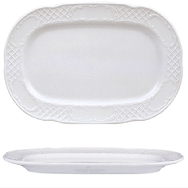Flora Rectangular platter 34cm