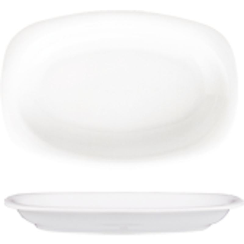 Mimoza Rectangular deep platter 34cm