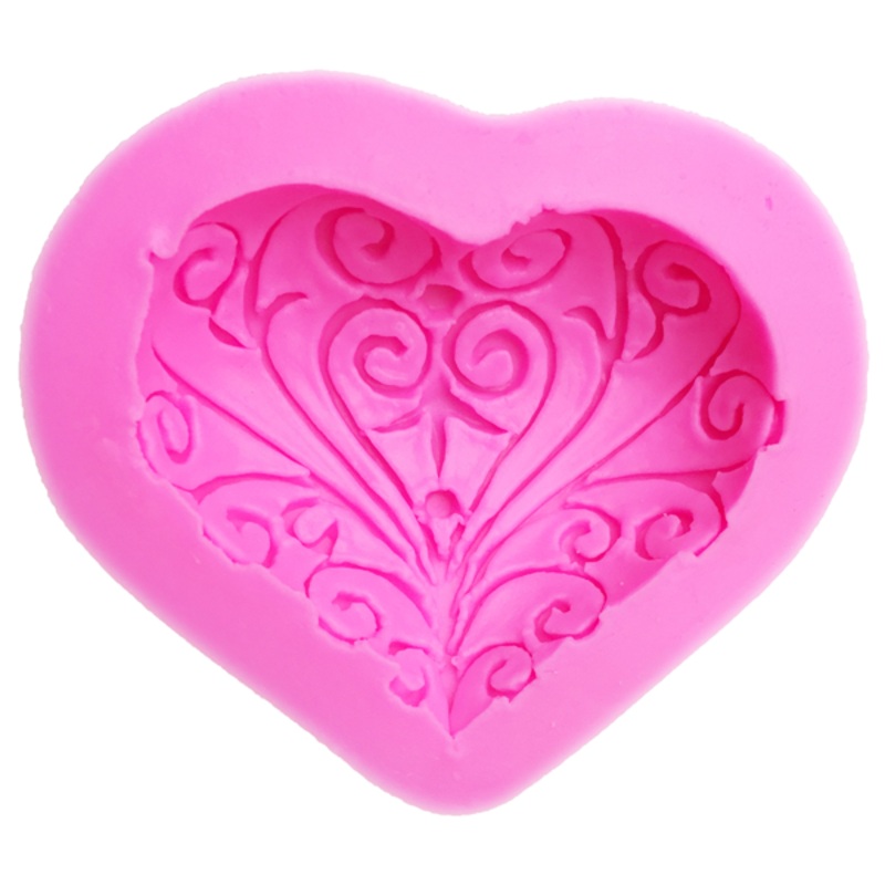 3D Love Heart Shaped Silicone Mold