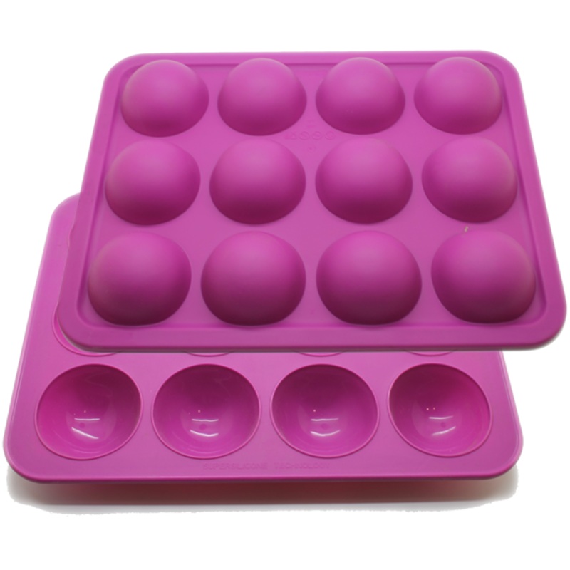 Half Ball Sphere Silicone Mold 12 Cavity