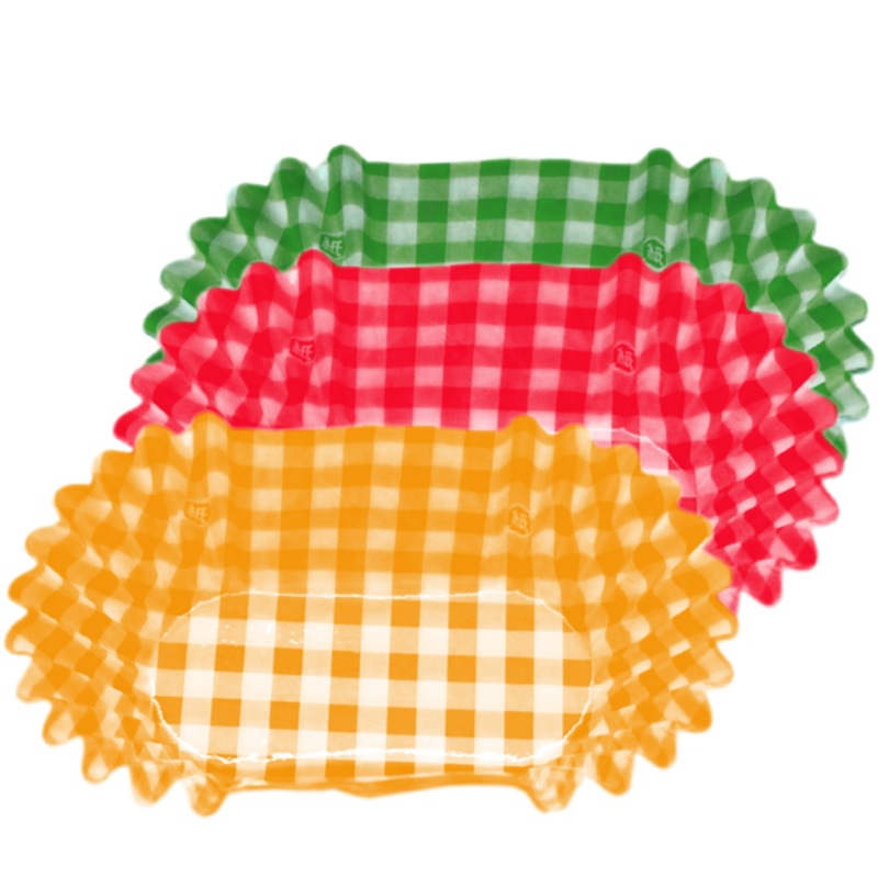 Mini Oval Eclair Cupcake Liner 21 Pcs
