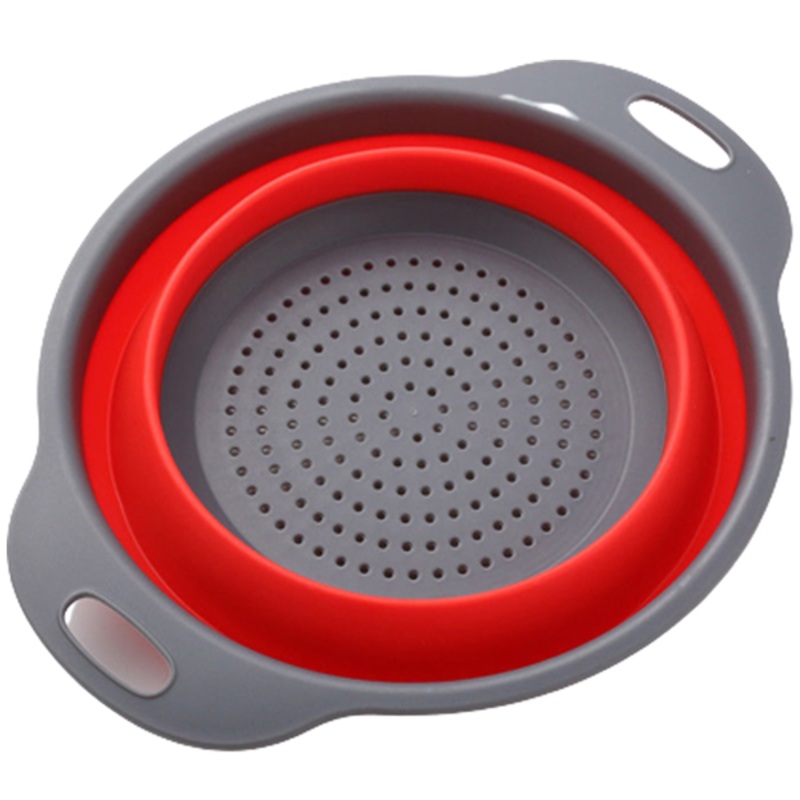 Silicone Foldable Round Strainer Basket
