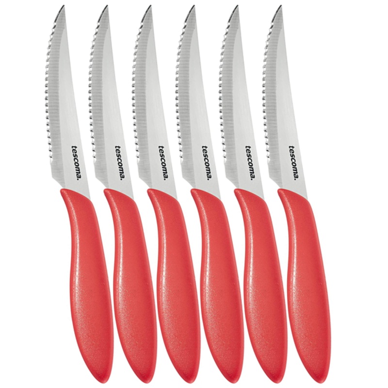 Tescoma Presto Steak Knives Red 12cm