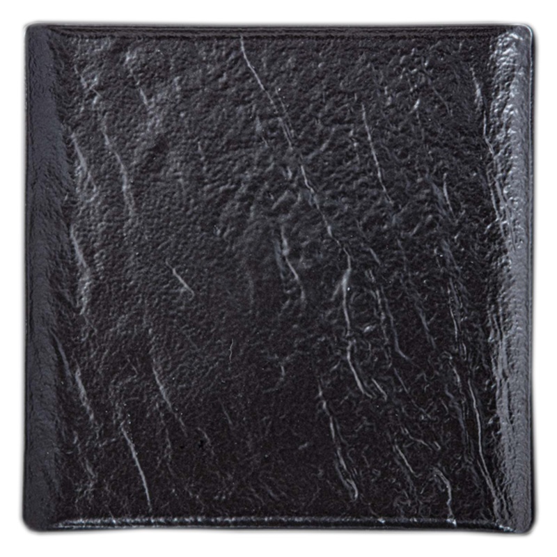 Wilmax SlateStone Square Plate 8.5" x 8.5"