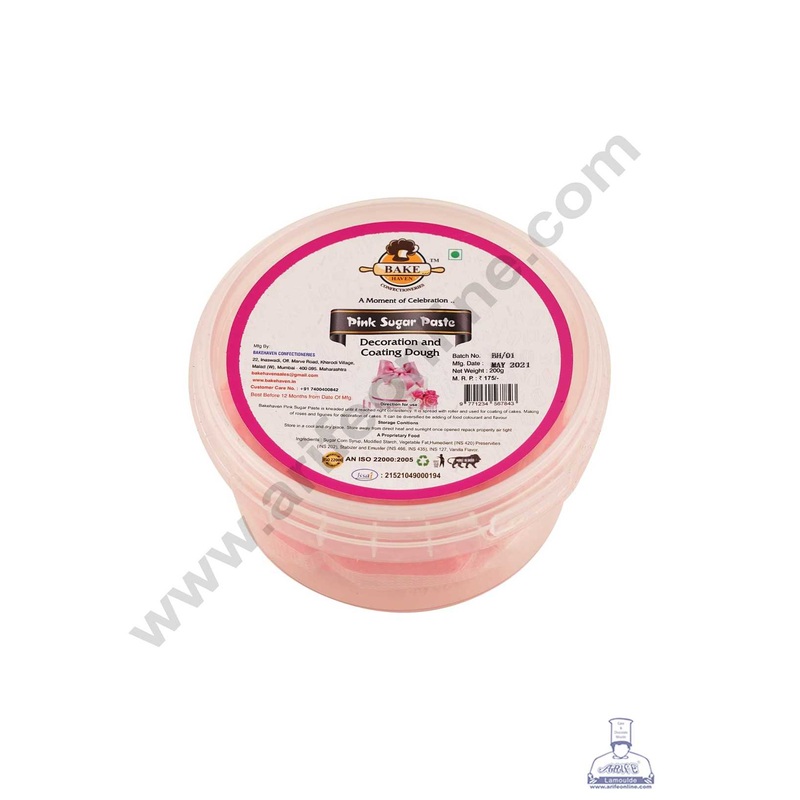 Bake Haven Sugar Paste 200 G - Pink