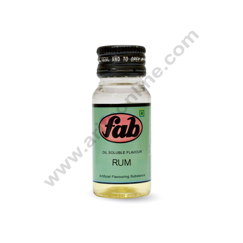 Fab Oil Soluble Flavours - Rum (30 ML)