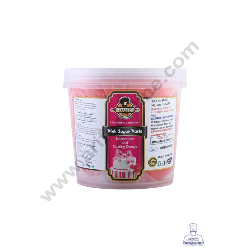 Bake Haven Sugar Paste 1 Kg - Pink