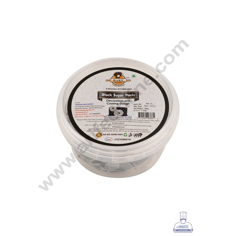 Bake Haven Sugar Paste 200 G - Black