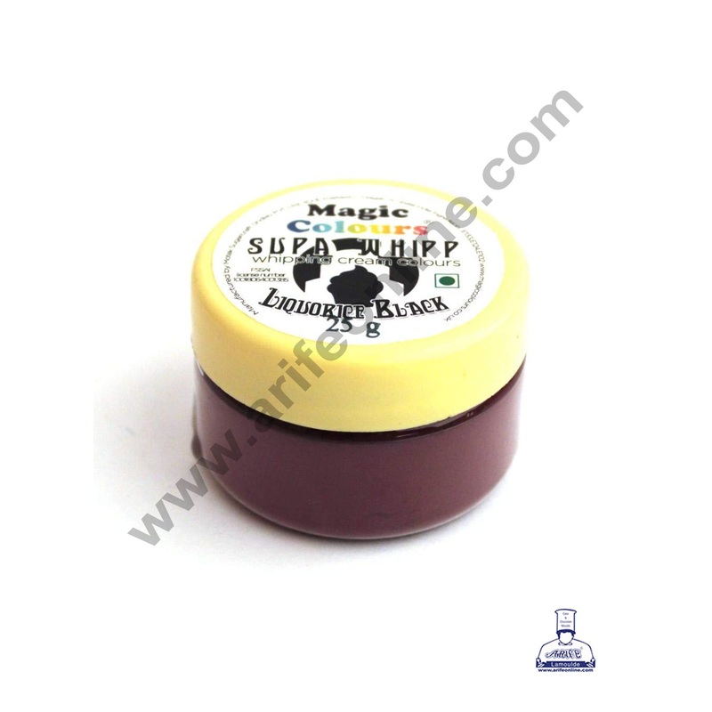 Magic Colours Supa Whipp - Whipping Cream Powder - Liquorice Black ( 25g )