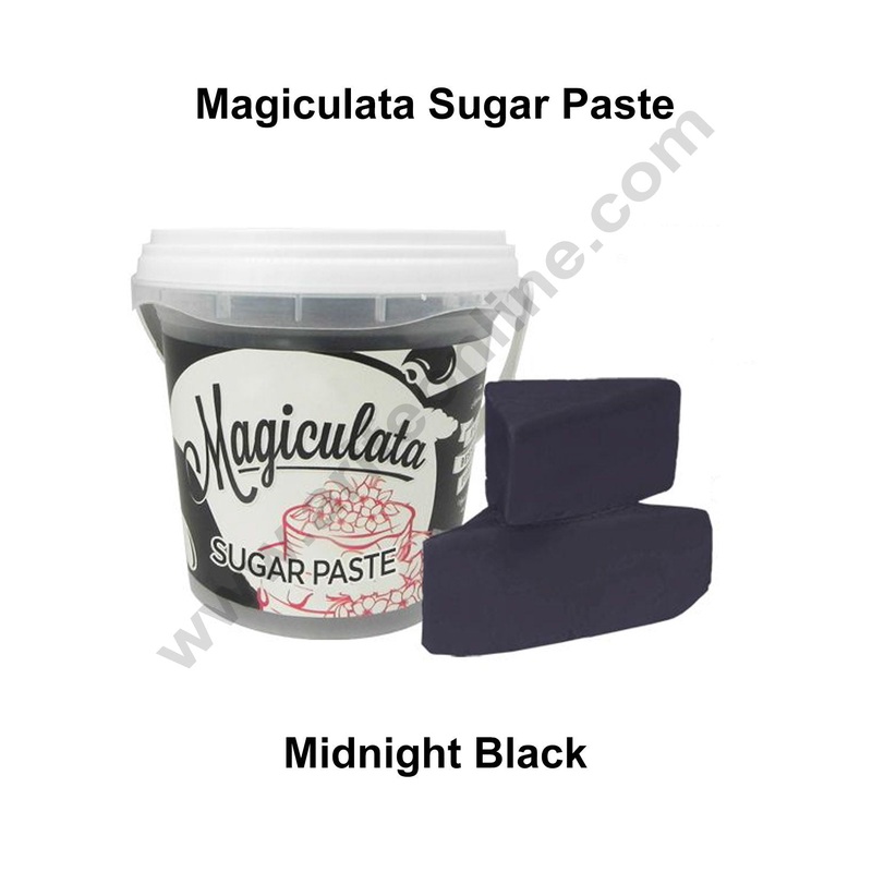 Magiculata Sugar Paste 1 Kg - Midnight Black