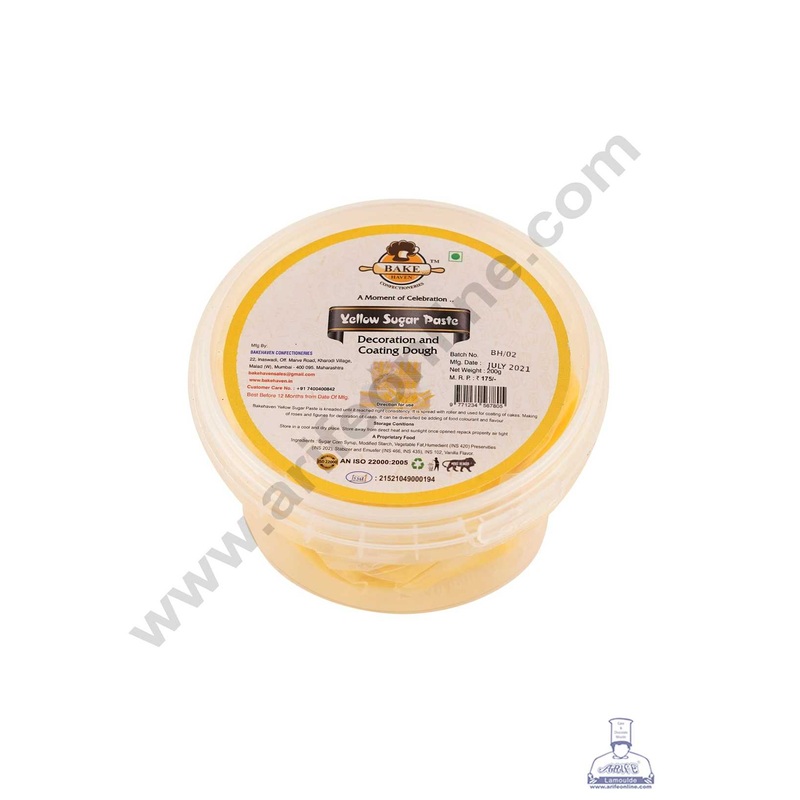 Bake Haven Sugar Paste 200 G - Yellow