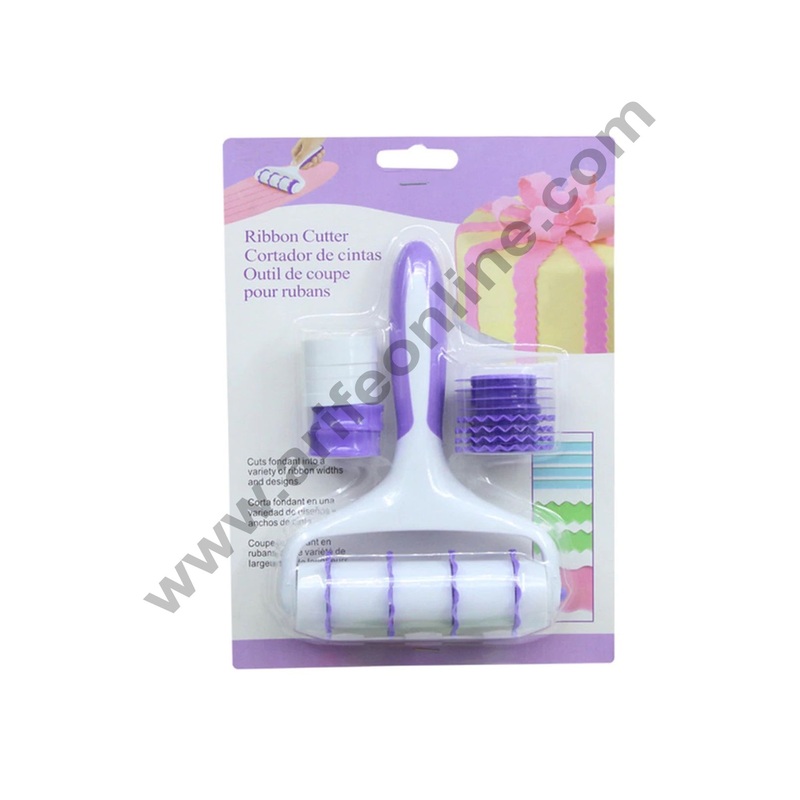 Cake Decor - Fondant Ribbon Cutter Roller Wheels Cutter Shape
