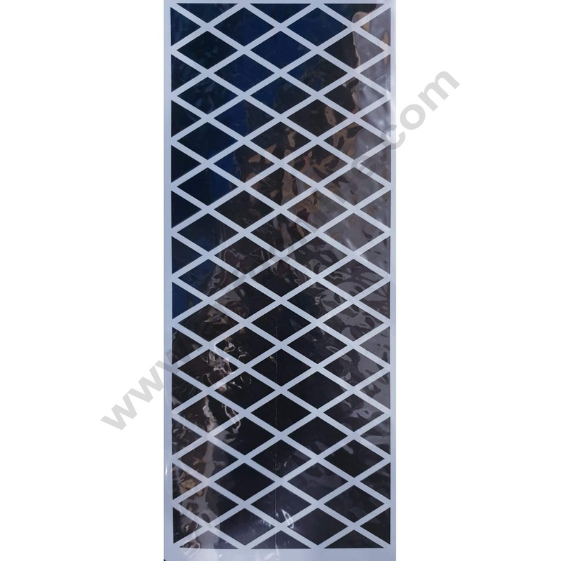 Cake Decor Wedding Cake Stencil, Cake Border Side Decoration Tool Diamond Design SBST-004