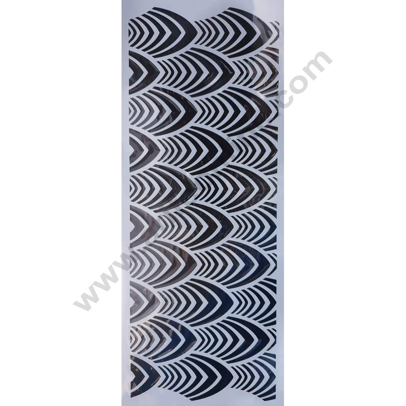 Cake Decor Wedding Cake Stencil, Cake Border Side Decoration Tool Garden Design SBST-020