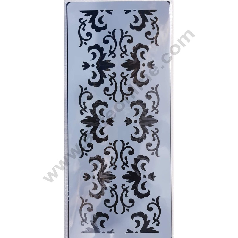Cake Decor Wedding Cake Stencil, Cake Border Side Decoration Tool Garden Design SBST-027