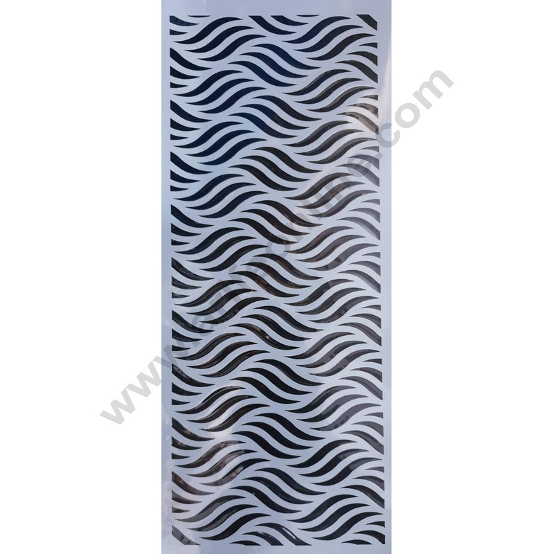 Cake Decor Wedding Cake Stencil, Cake Border Side Decoration Tool Garden Design SBST-028