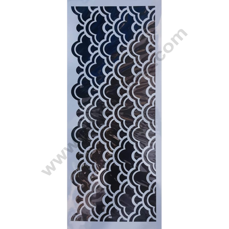 Cake Decor Wedding Cake Stencil, Cake Border Side Decoration Tool Garden Design SBST-032