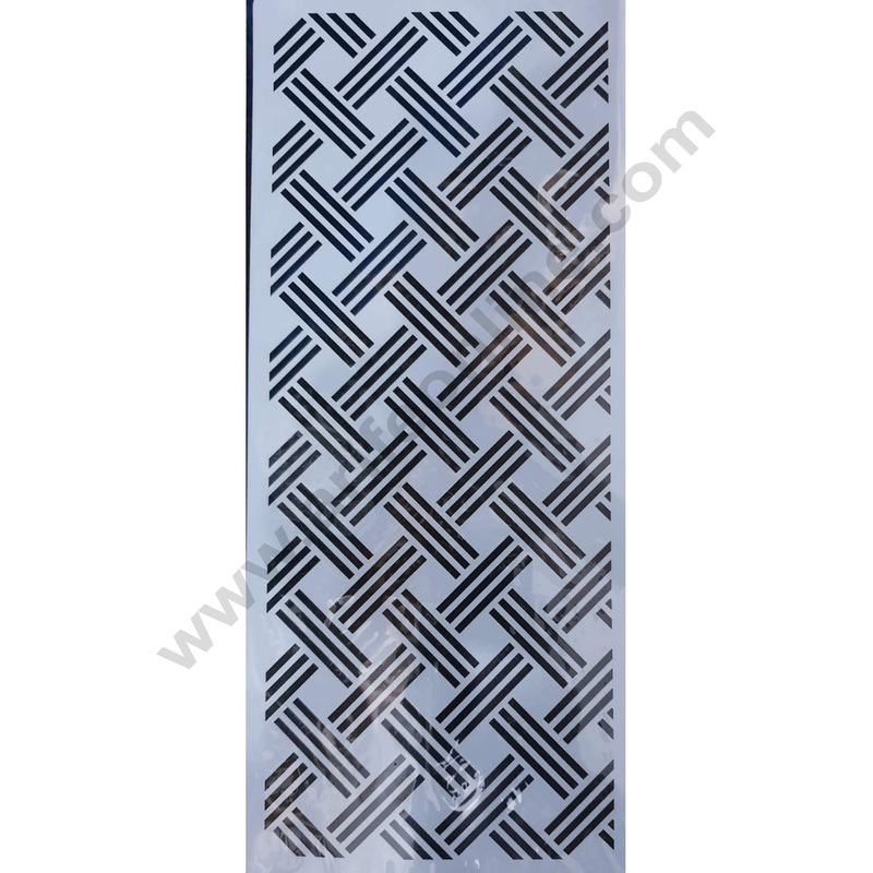 Cake Decor Wedding Cake Stencil, Cake Border Side Decoration Tool Garden Wall line Design SBST-014