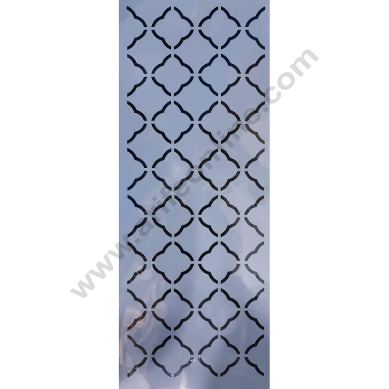 Cake Decor Wedding Cake Stencil, Cake Border Side Decoration Tool Geometric Design SBST-015