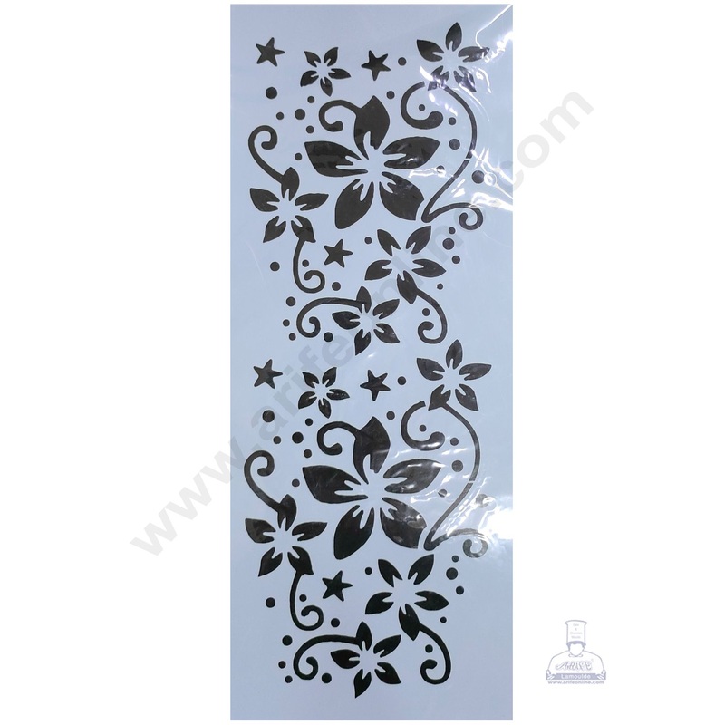 Cake Decor Wedding Cake Stencil, Cake Border Side Decoration Tool SBST-041
