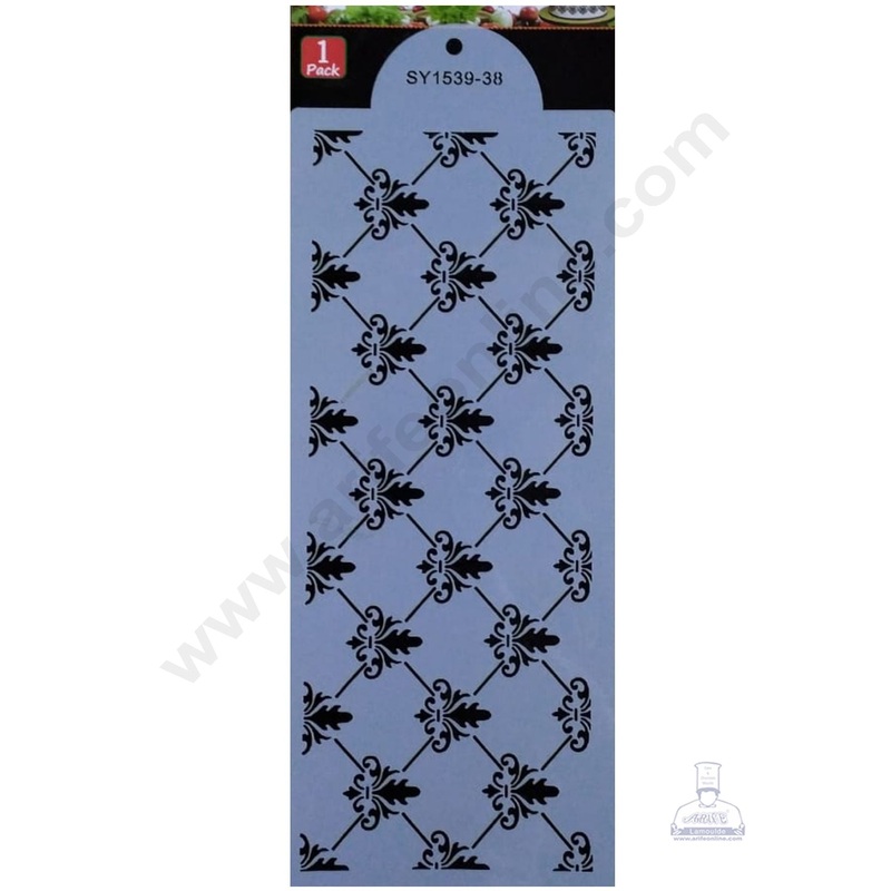Cake Decor Wedding Cake Stencil, Cake Border Side Decoration Tool SBST-045
