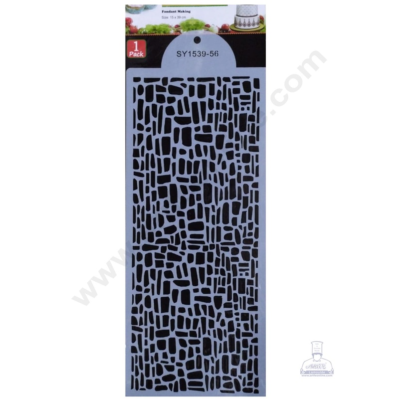 Cake Decor Wedding Cake Stencil, Cake Border Side Decoration Tool SBST-048
