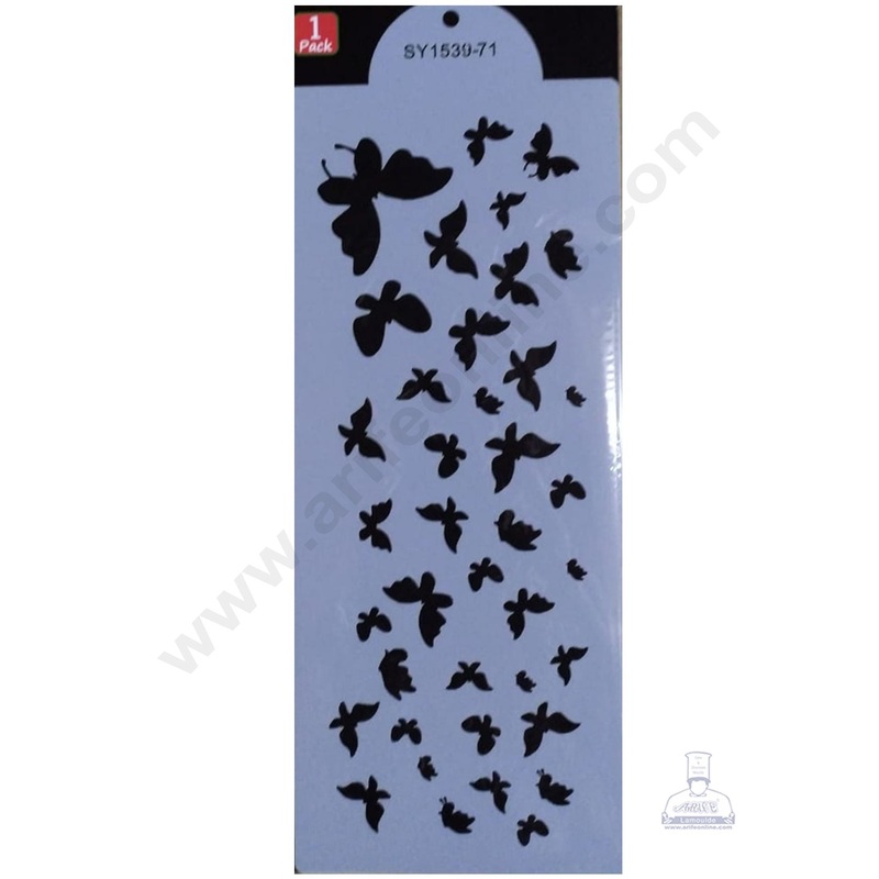 Cake Decor Wedding Cake Stencil, Cake Border Side Decoration Tool SBST-054