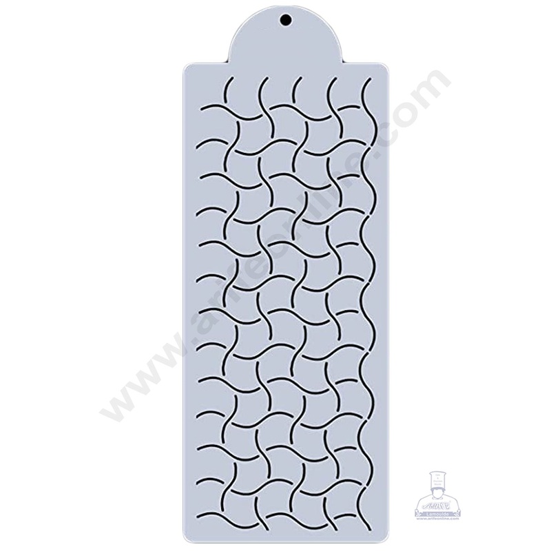 Cake Decor Wedding Cake Stencil, Cake Border Side Decoration Tool SBST-055