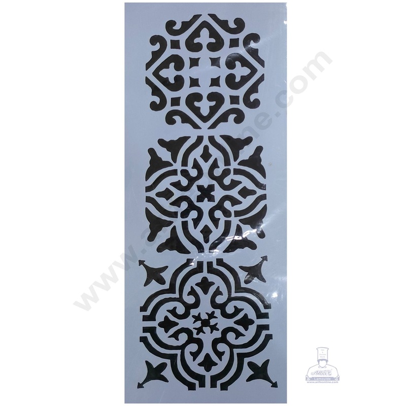Cake Decor Wedding Cake Stencil, Cake Border Side Decoration Tool SBST-058