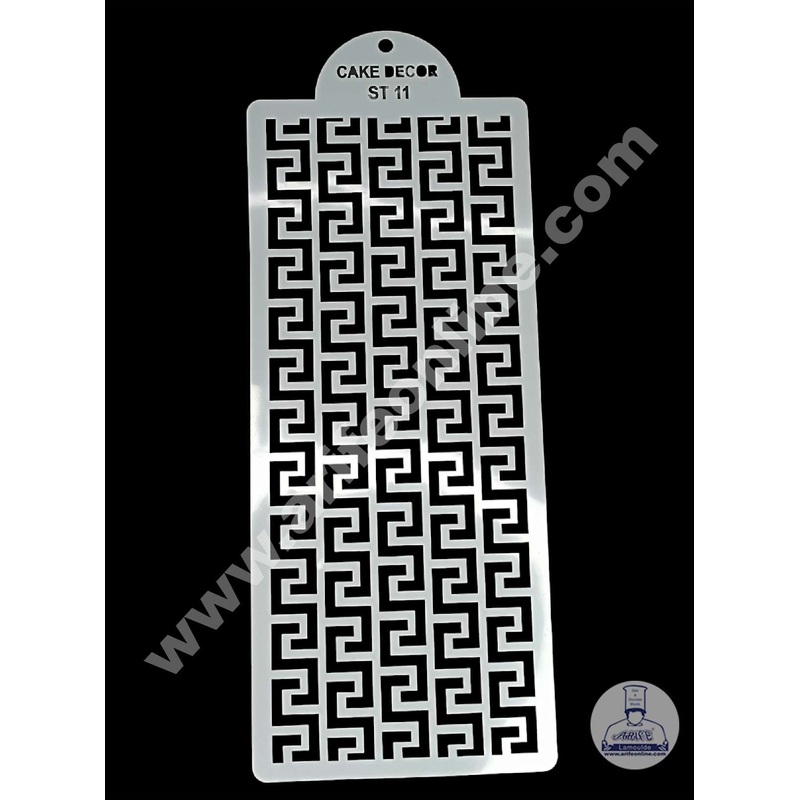 CAKE DECOR Wedding Cake Stencil, Cake Border Side Decoration Tool SBST-063