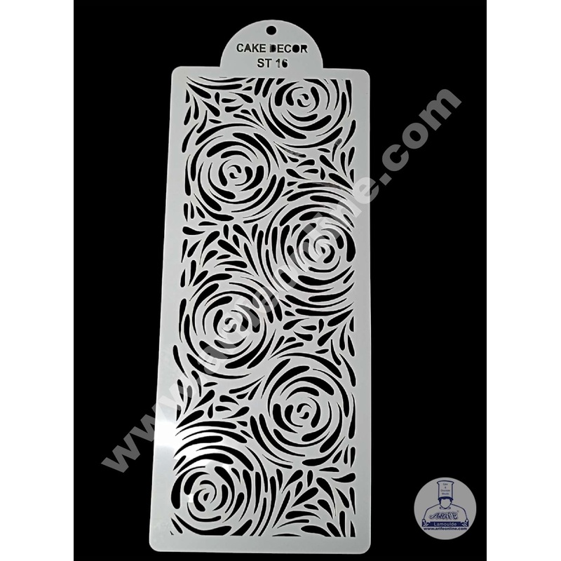 CAKE DECOR Wedding Cake Stencil, Cake Border Side Decoration Tool SBST-067