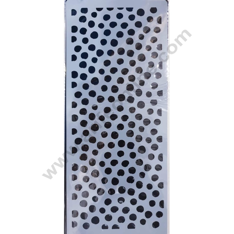Cake Decor Wedding Cake Stencil, Cake Border Side Decoration Tool Small Cobblestone Design SBST-012