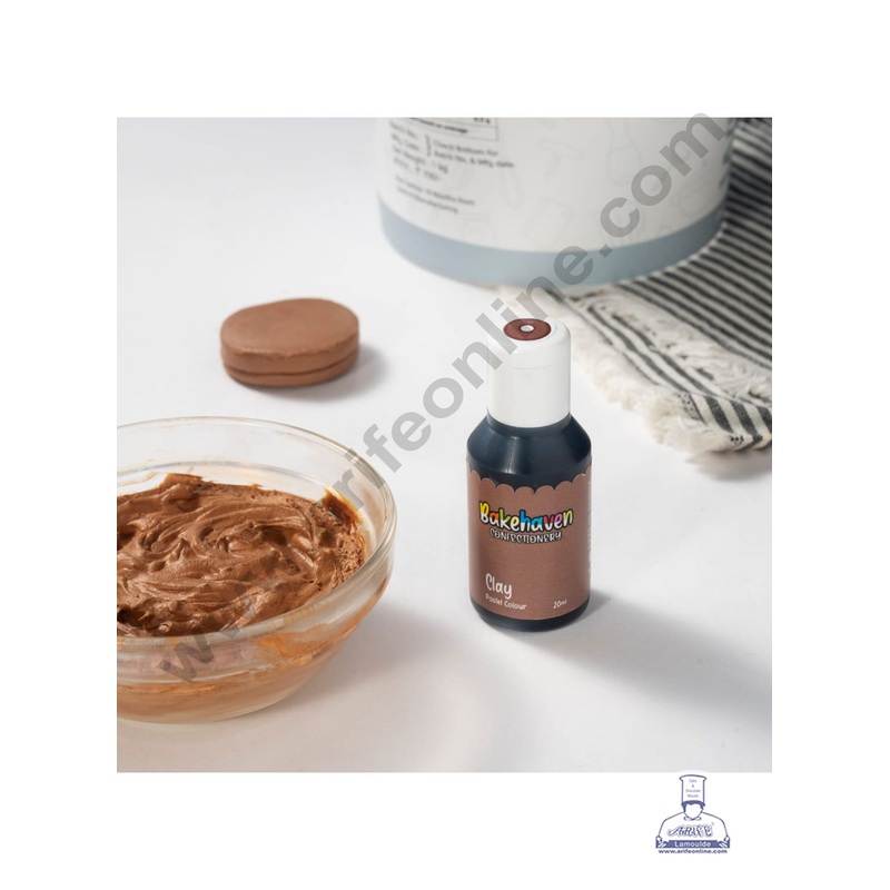 Bake Haven Confectionery Icing Gel Pastel Colour - Clay (20g)