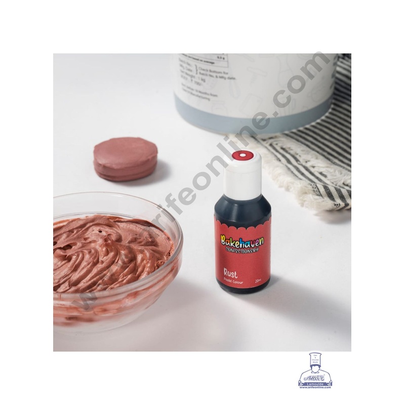 Bake Haven Confectionery Icing Gel Pastel Colour - Rust (20g)