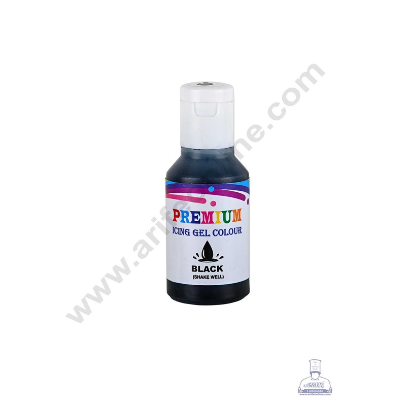 Bake Haven Premium Icing Gel Colour - Black (20g)