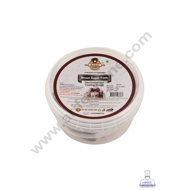Bake Haven Sugar Paste 200 G - Brown