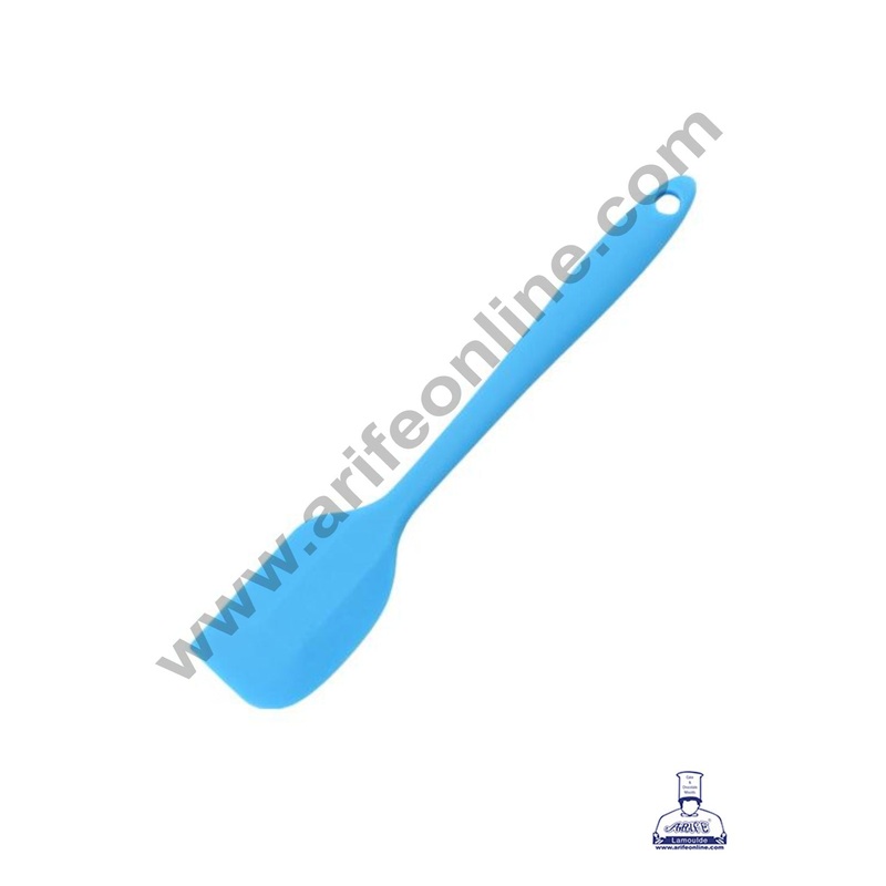 CAKE DECOR 1  Piece Small Blue Silicone Spatula | Mix, Frost, & Scrape with Ease, Kitchen Cooking Tool