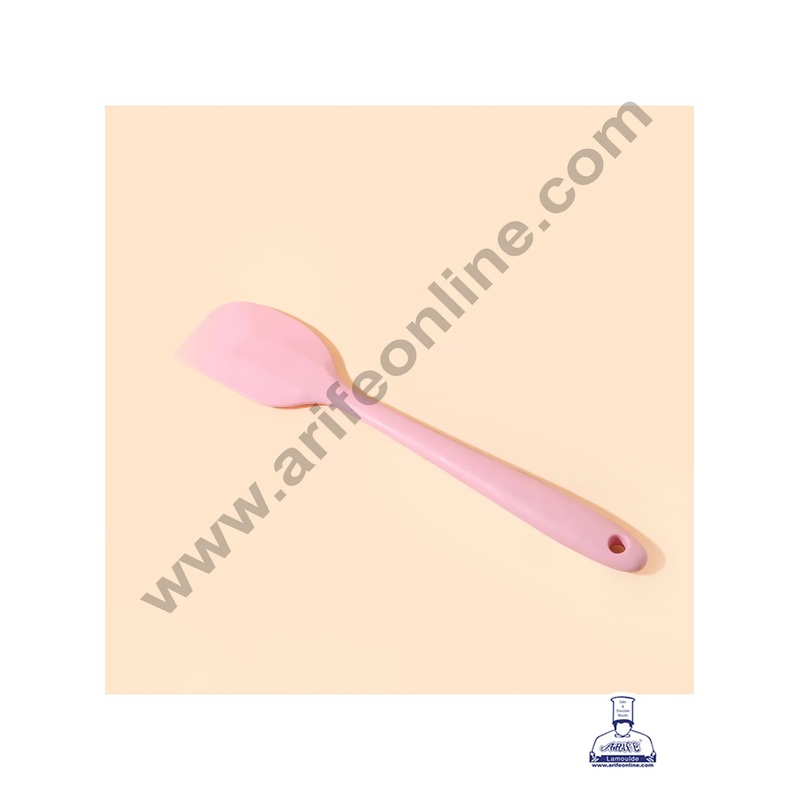 CAKE DECOR 1  Piece Small Pink Silicone Spatula | Mix, Frost, & Scrape with Ease, Kitchen Cooking Tool