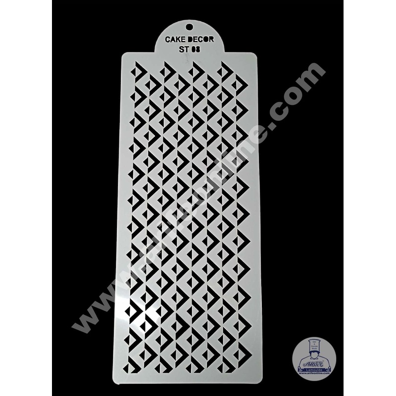 CAKE DECOR Wedding Cake Stencil, Cake Border Side Decoration Tool SBST-061