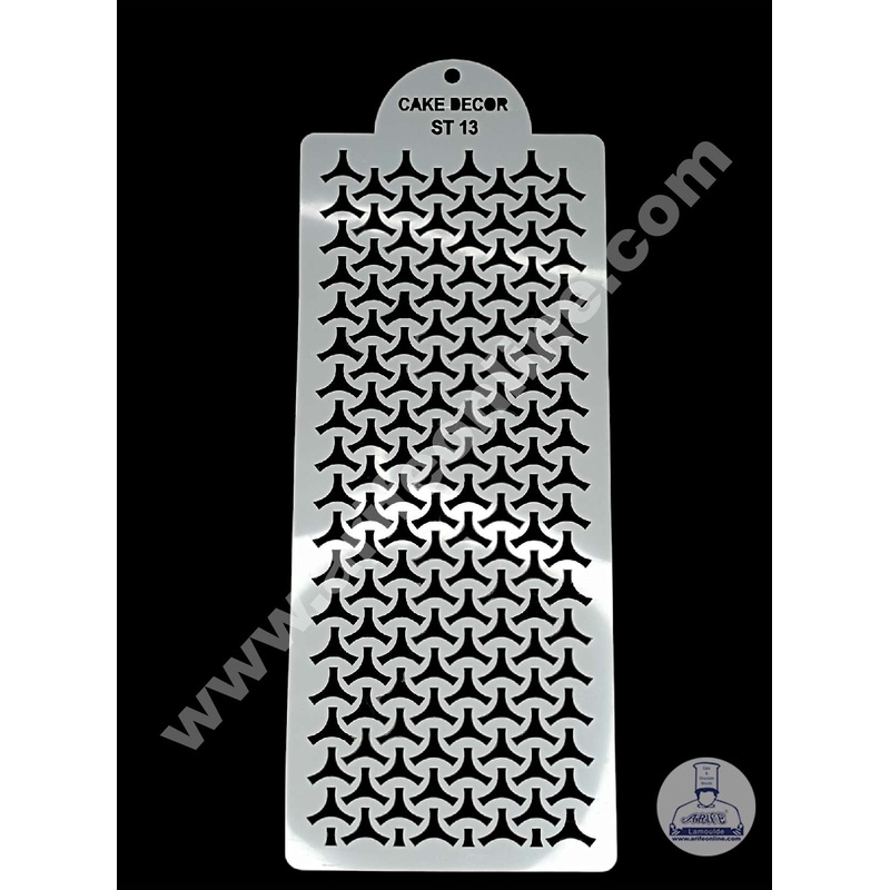 CAKE DECOR Wedding Cake Stencil, Cake Border Side Decoration Tool SBST-064