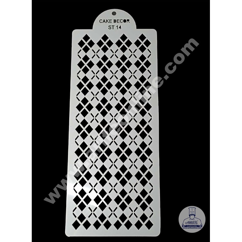 CAKE DECOR Wedding Cake Stencil, Cake Border Side Decoration Tool SBST-065