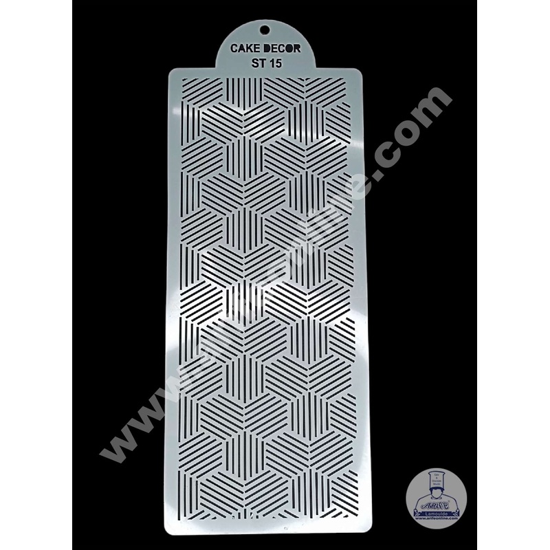 CAKE DECOR Wedding Cake Stencil, Cake Border Side Decoration Tool SBST-066