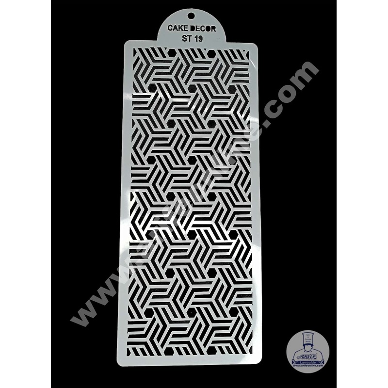 CAKE DECOR Wedding Cake Stencil, Cake Border Side Decoration Tool SBST-069