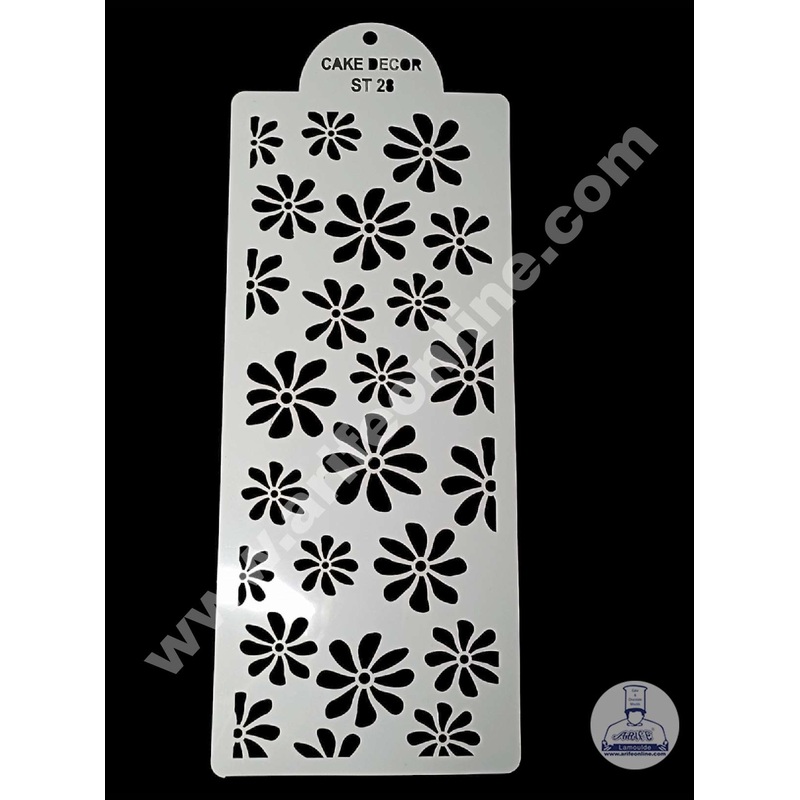 CAKE DECOR Wedding Cake Stencil, Cake Border Side Decoration Tool SBST-072