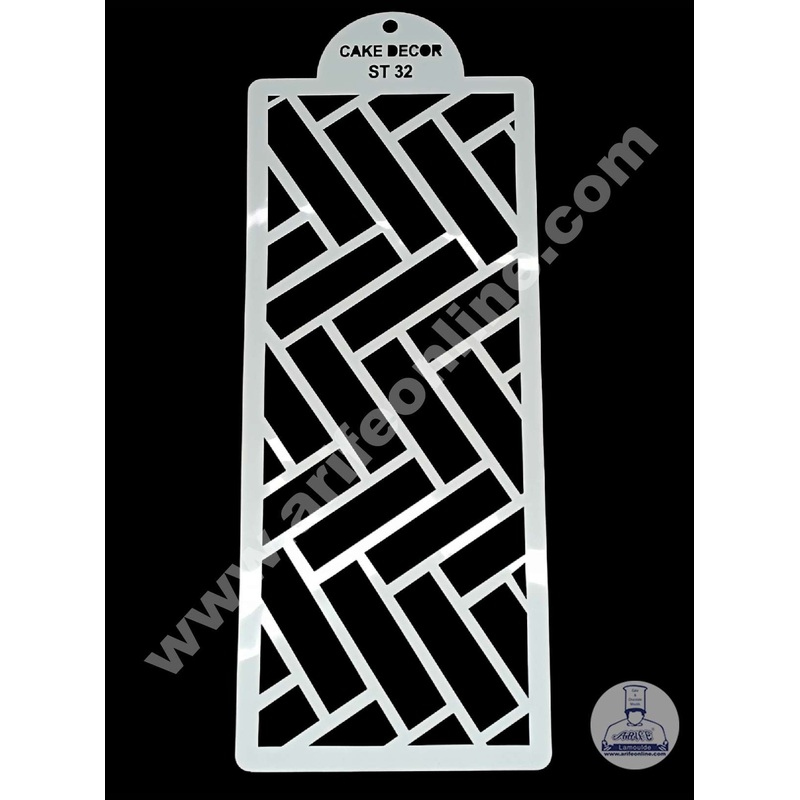 CAKE DECOR Wedding Cake Stencil, Cake Border Side Decoration Tool SBST-075