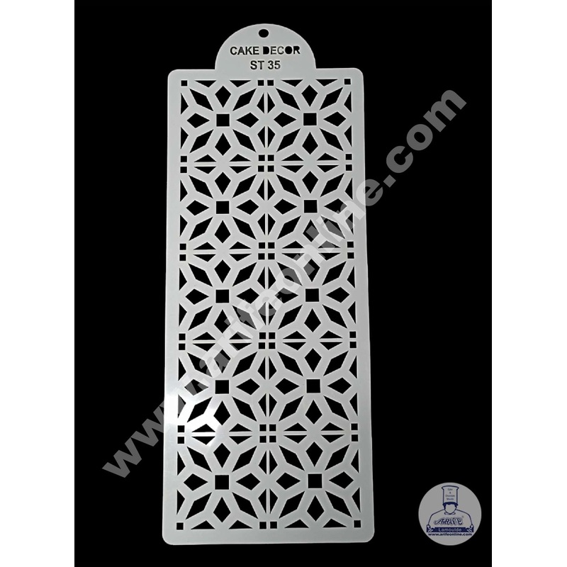 CAKE DECOR Wedding Cake Stencil, Cake Border Side Decoration Tool SBST-077