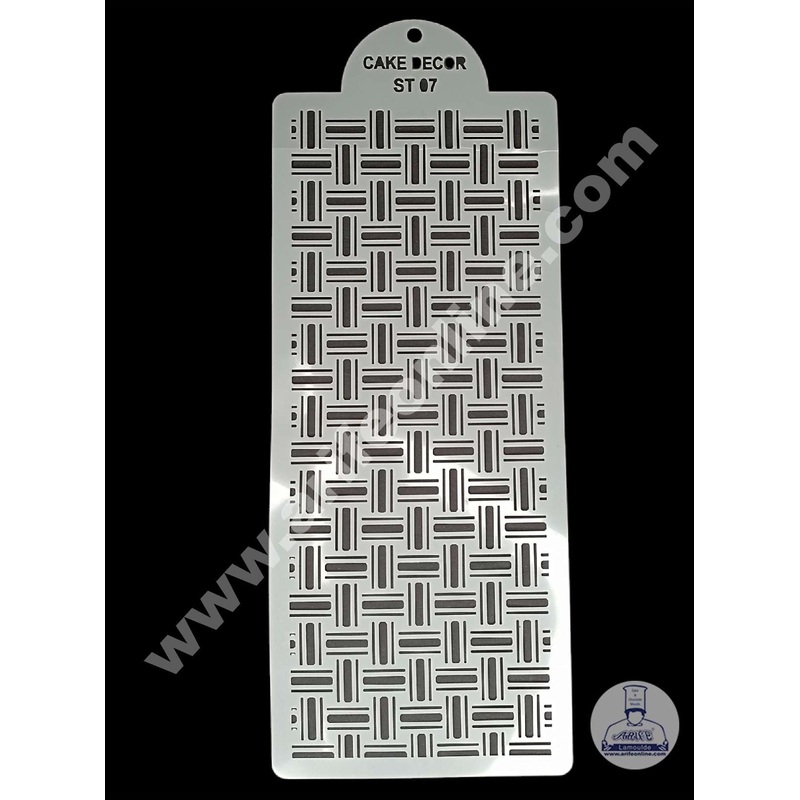 CAKE DECOR Wedding Cake Stencil, Cake Border Side Decoration Tool SBST-078